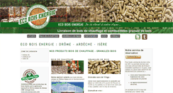 Desktop Screenshot of ecoboisenergie.fr