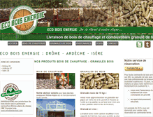 Tablet Screenshot of ecoboisenergie.fr